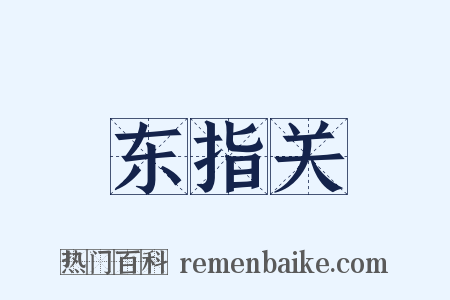 东指关是什么意思的图片